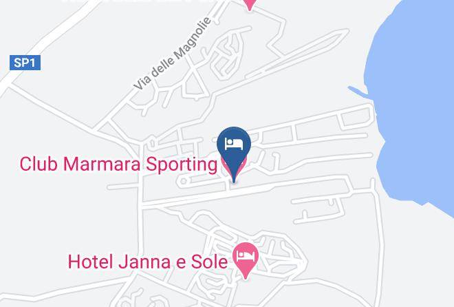Sassari - Sporting Hotel Maps