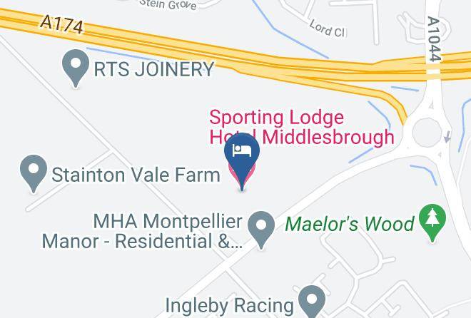 Middlesbrough - Sporting Lodge Hotel Middlesbrough Maps