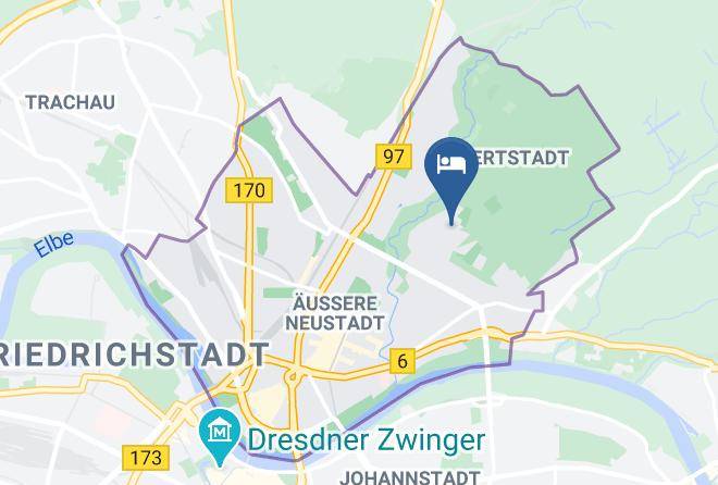 Dresden - Sportpension Dresden Maps
