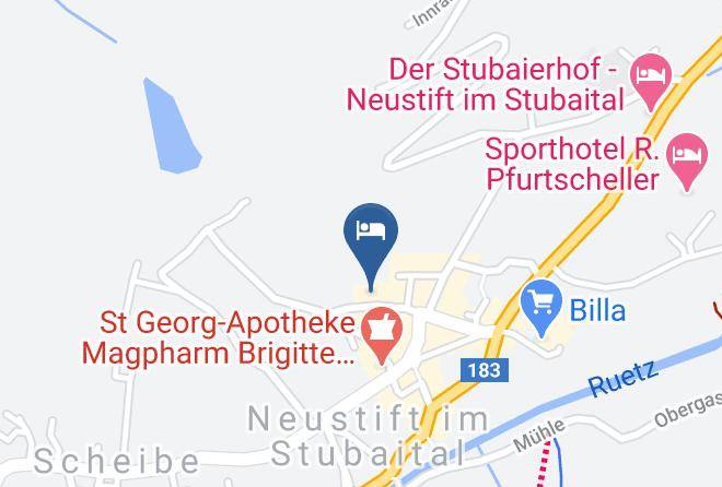 Innsbruck Land - Sportpension Elisabeth Maps