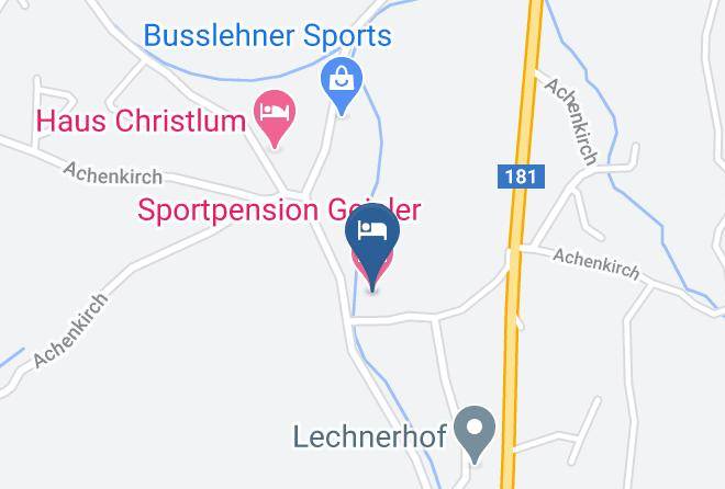 Schwaz - Sportpension Geisler Maps