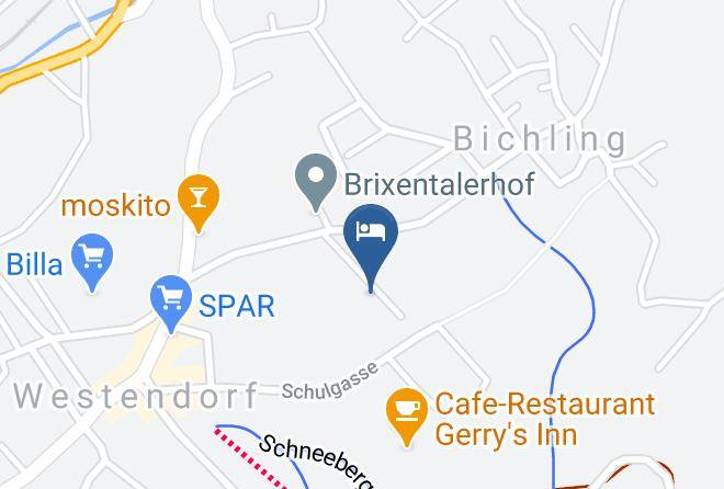 Kitzbuhel - Sportpension Therese Maps