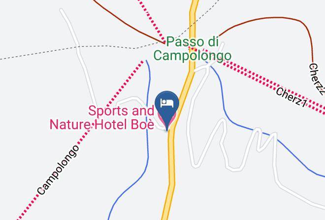 Belluno - Sports And Nature Hotel Boe Maps