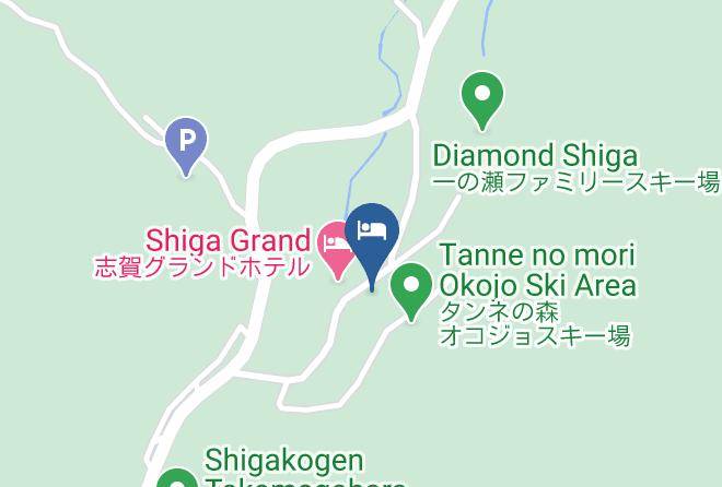 Yamanouchi Townshimotakai District - Sports Hotel Silver Shiga Maps