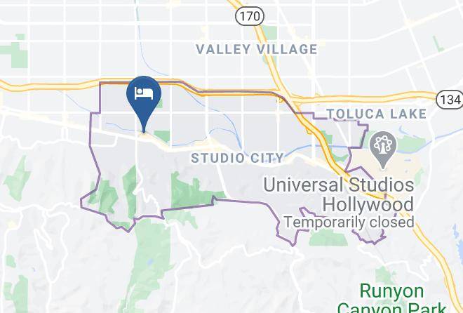 Sportsmen's Lodge Hotel Map