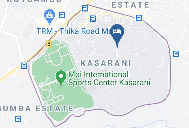 Nairobi - Sportsview Hotel Kasarani Maps