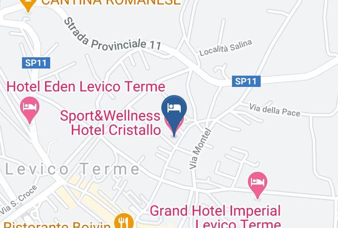 Trento - Sport&wellness Hotel Cristallo Maps