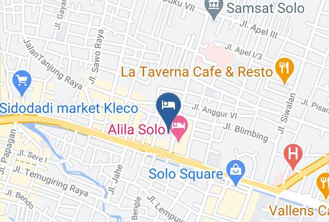 Surakarta - Spot On 2209 Solo Point Syariah Maps