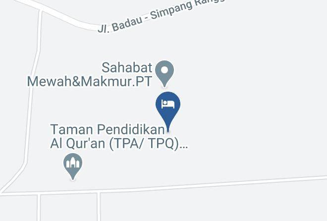 East Belitung Regency - Spot On 2766 Kezia Kost Maps