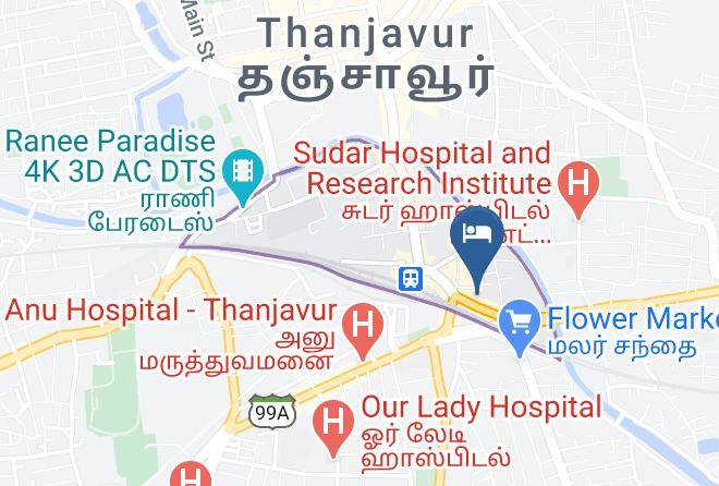 Thanjavur - Spot On 33415 Hotel Oriental Towers Maps