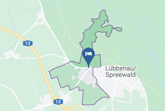 Oberspreewald Lausitz - Spreewald Pension Tannenwinkel Maps