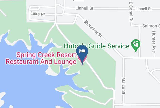 Hughes - Spring Creek Resort Restaurant And Lounge Maps