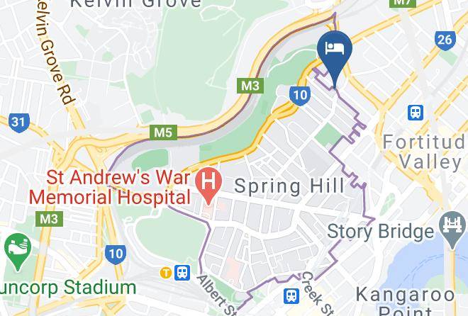 Brisbane - Comfort Inn Spring Hill Terraces Maps