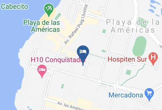 Santa Cruz De Tenerife - Spring Hotel Bitacora Maps