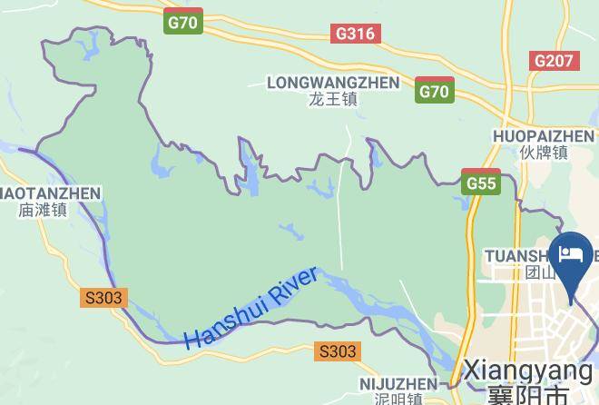 Xiangyang - Spring Hotel Maps