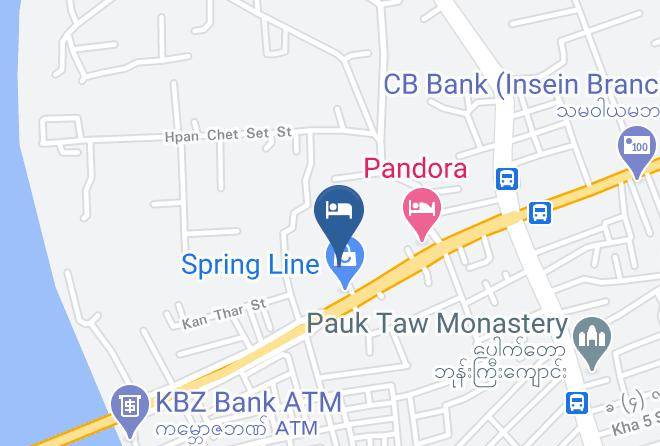 Yangon North - Spring Line Hotel Maps