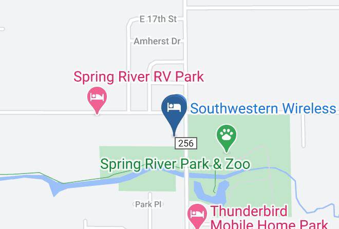 Chaves - Spring Rv Park Maps