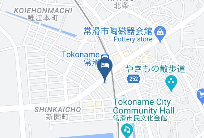 Tokoname City - Spring Sunny Hotel Nagoya Tokoname Maps
