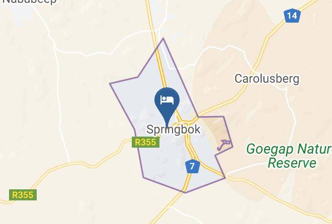 Namakwa - Springbok Lodge & Restaurant Maps