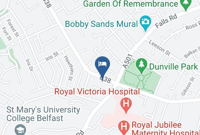 Belfast City - Springfield Bed And Breakfast Maps
