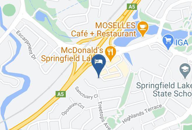 Springfield Lakes Hotel Map