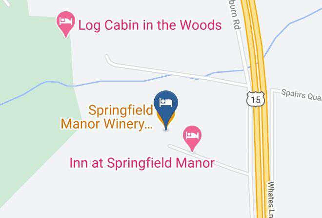 Frederick - Springfield Manor Winery Distillery Brewery Maps