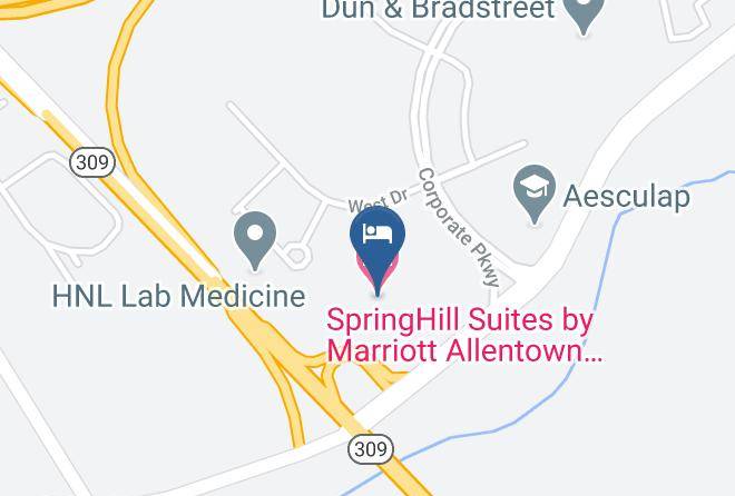 Lehigh - Springhill Suites By Marriott Allentown Bethlehem Center Valley Maps