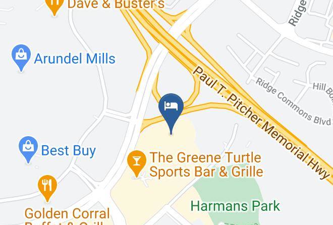 Anne Arundel - Springhill Suites By Marriott Arundel Mills Bwi Airport Maps