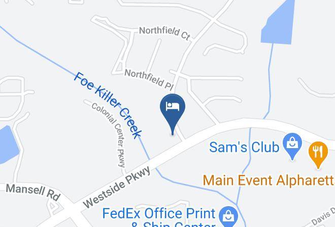 Springhill Suites By Marriott Atlanta Alpharetta Roswell Map