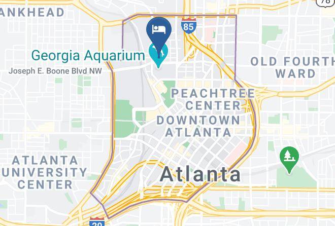 Springhill Suites By Marriott Atlanta Downtown Map