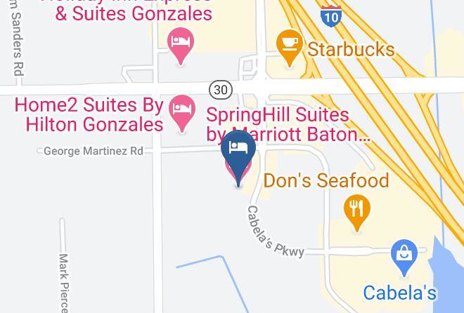 Ascension Par - Springhill Suites By Marriott Baton Rouge Gonzales Maps