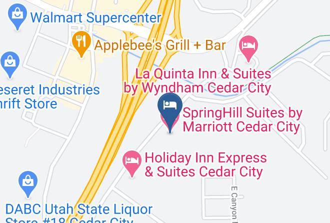 Springhill Suites By Marriott Cedar City Map