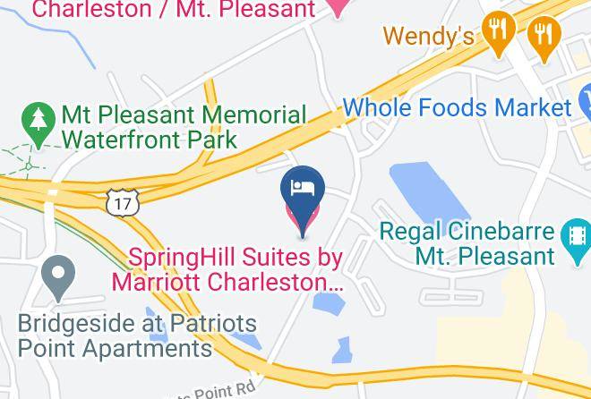 Charleston - Springhill Suites By Marriott Charleston Mount Pleasant Maps