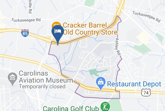 Mecklenburg - Springhill Suites By Marriott Charlotte Airport Maps