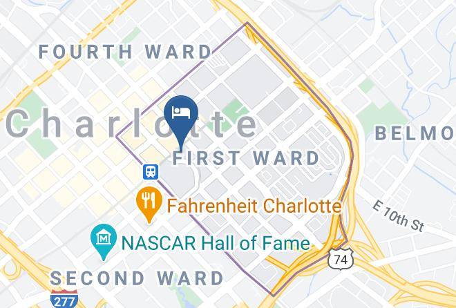 Mecklenburg - Springhill Suites By Marriott Charlotte Uptown Maps