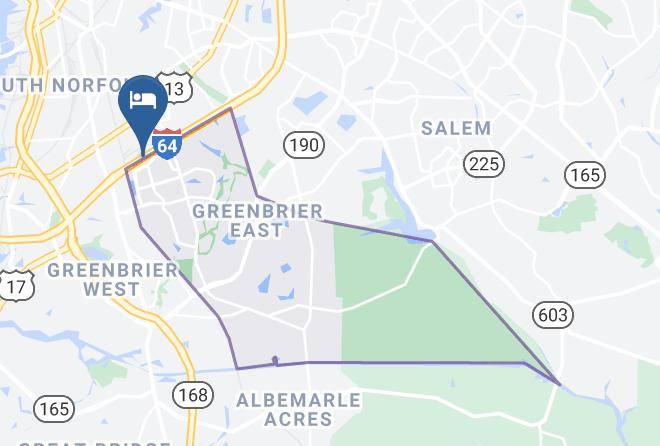 Chesapeake City - Springhill Suites By Marriott Chesapeake Greenbrier Maps