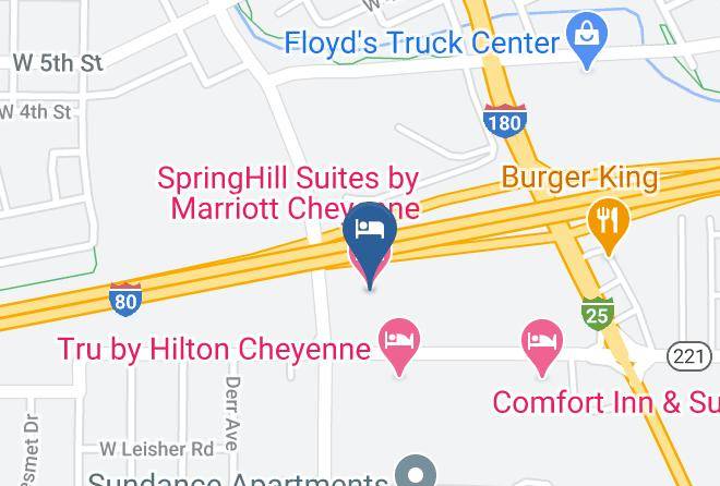 Laramie - Springhill Suites By Marriott Cheyenne Maps