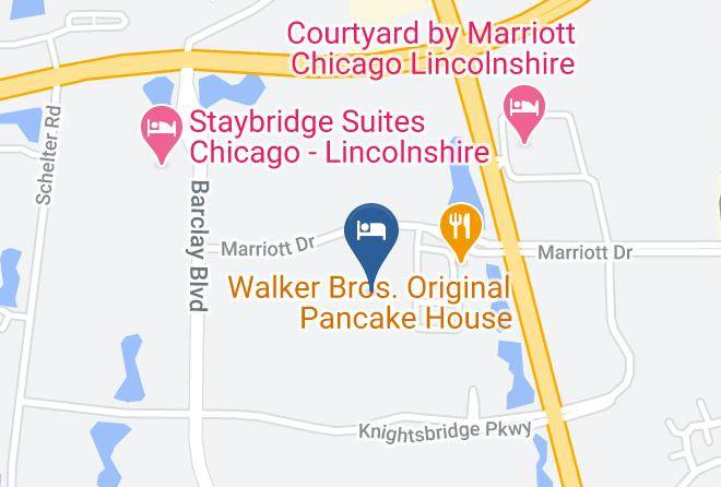 Lake - Springhill Suites By Marriott Chicago Lincolnshire Maps