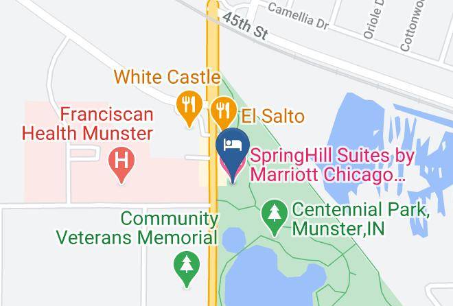 Lake - Springhill Suites By Marriott Chicago Southeast Munster In Maps