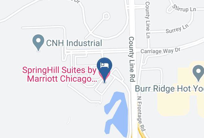 Dupage - Springhill Suites By Marriott Chicago Southwest At Burr Ridge Hinsdale Maps