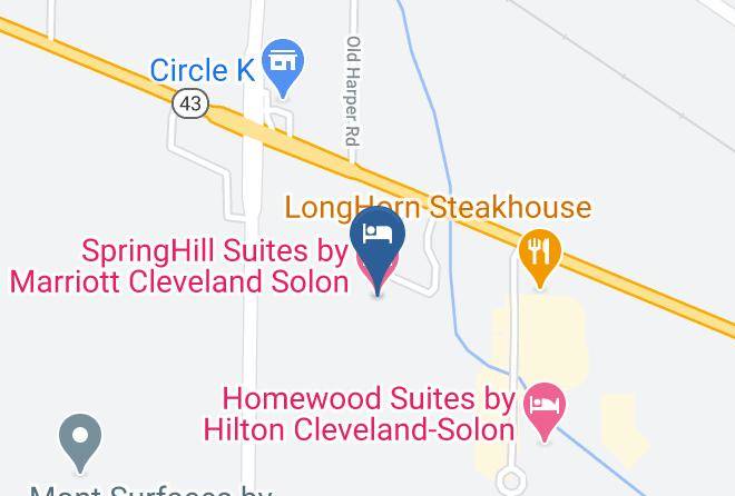 Cuyahoga - Springhill Suites By Marriott Cleveland Solon Maps