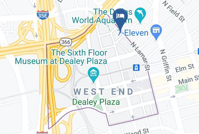 Springhill Suites By Marriott Dallas Downtown West End Map