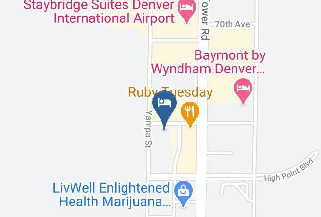Denver - Springhill Suites By Marriott Denver Airport Maps