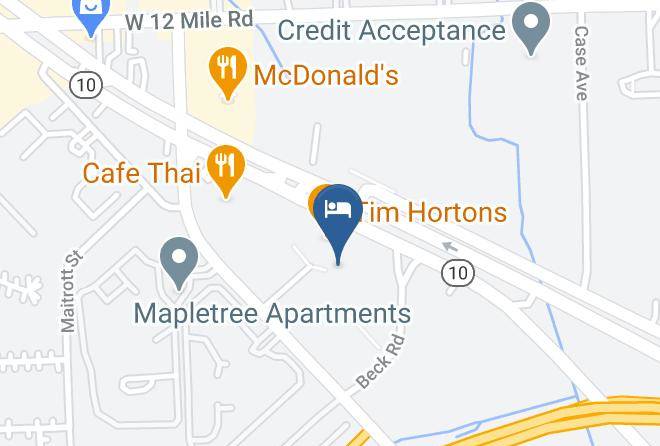 Springhill Suites By Marriott Detroit Southfield Map