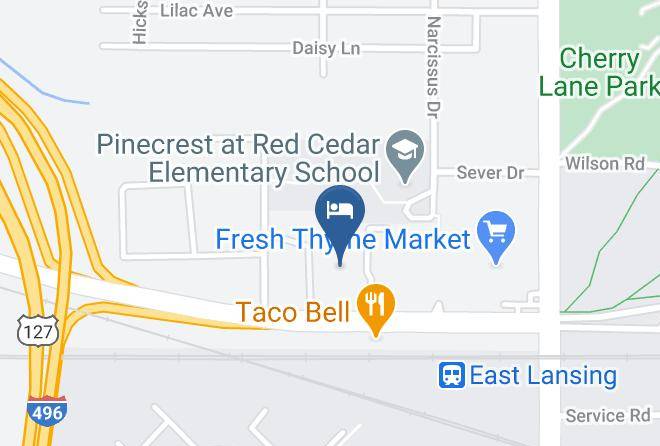 Ingham County Red Cedar - Springhill Suites By Marriott East Lansing University Area Maps