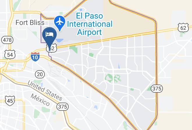 El Paso - Springhill Suites By Marriott El Paso Airport Maps