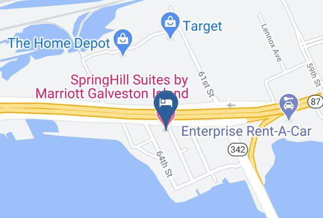 Galveston - Springhill Suites Galveston Island Maps
