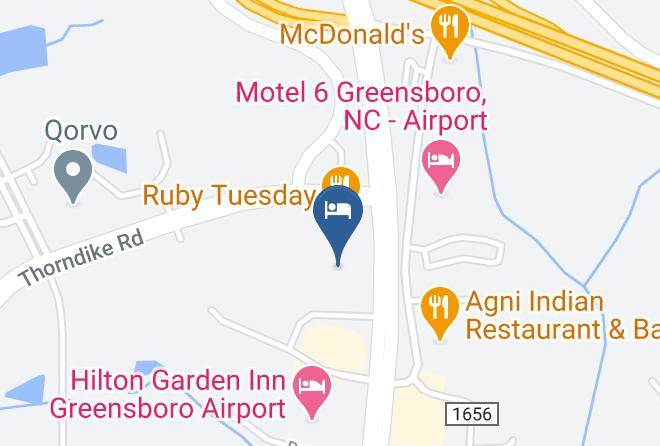 Guilford - Fairfield Inn By Marriott Greensboro Airport Maps