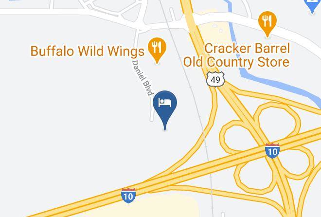 Springhill Suites By Marriott Gulfport I 10 Map