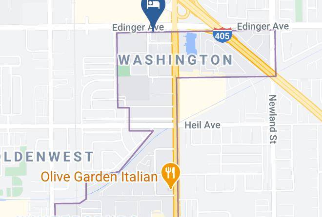 Springhill Suites By Marriott Huntington Beach Orange County Map